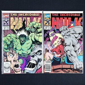The Incredible Hulk 372 & 373 🔑 issue (1990)